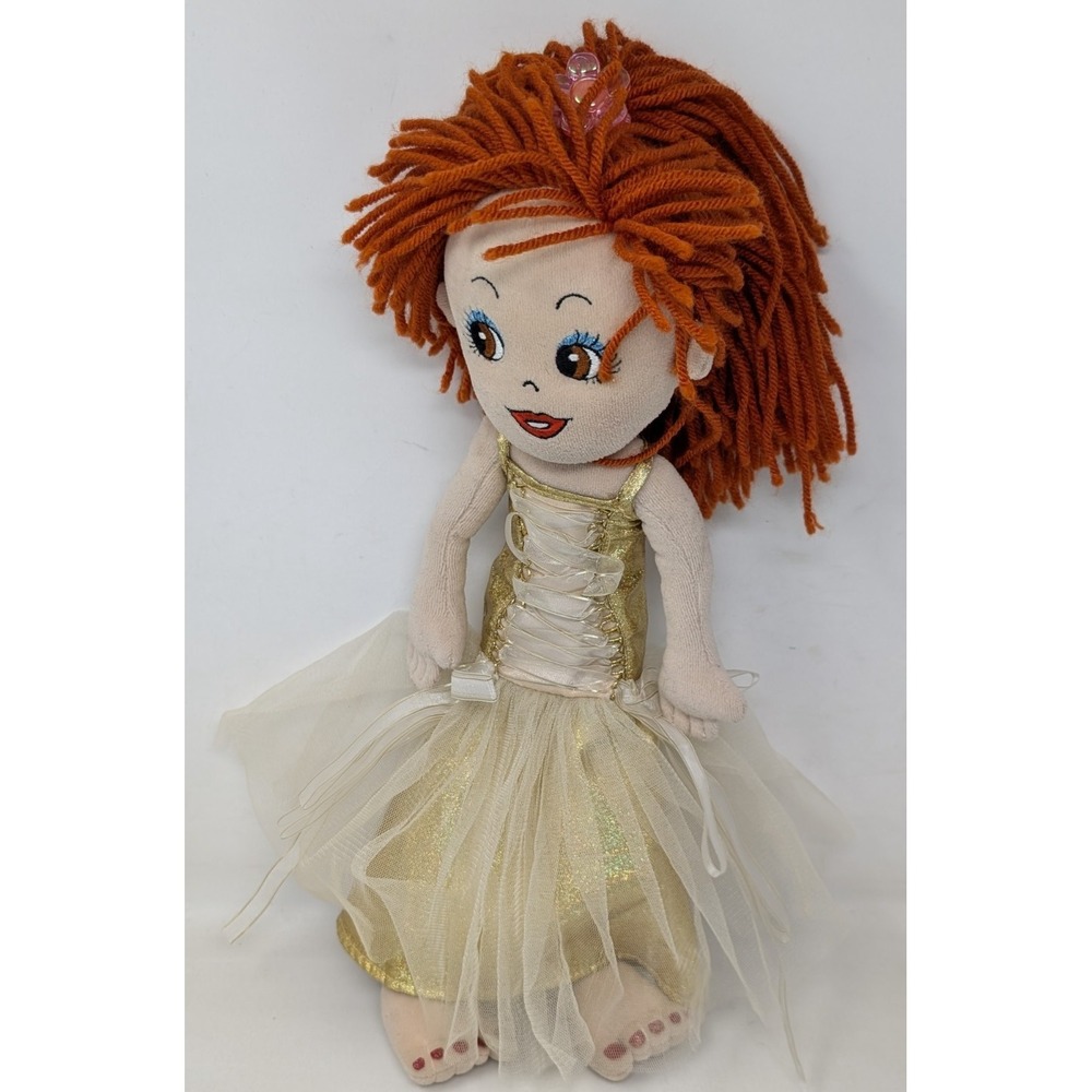 Vintage Build A‎ Bear Workshop Friends 2B Made Y2K Girl Plush Soft Doll W/ Dress